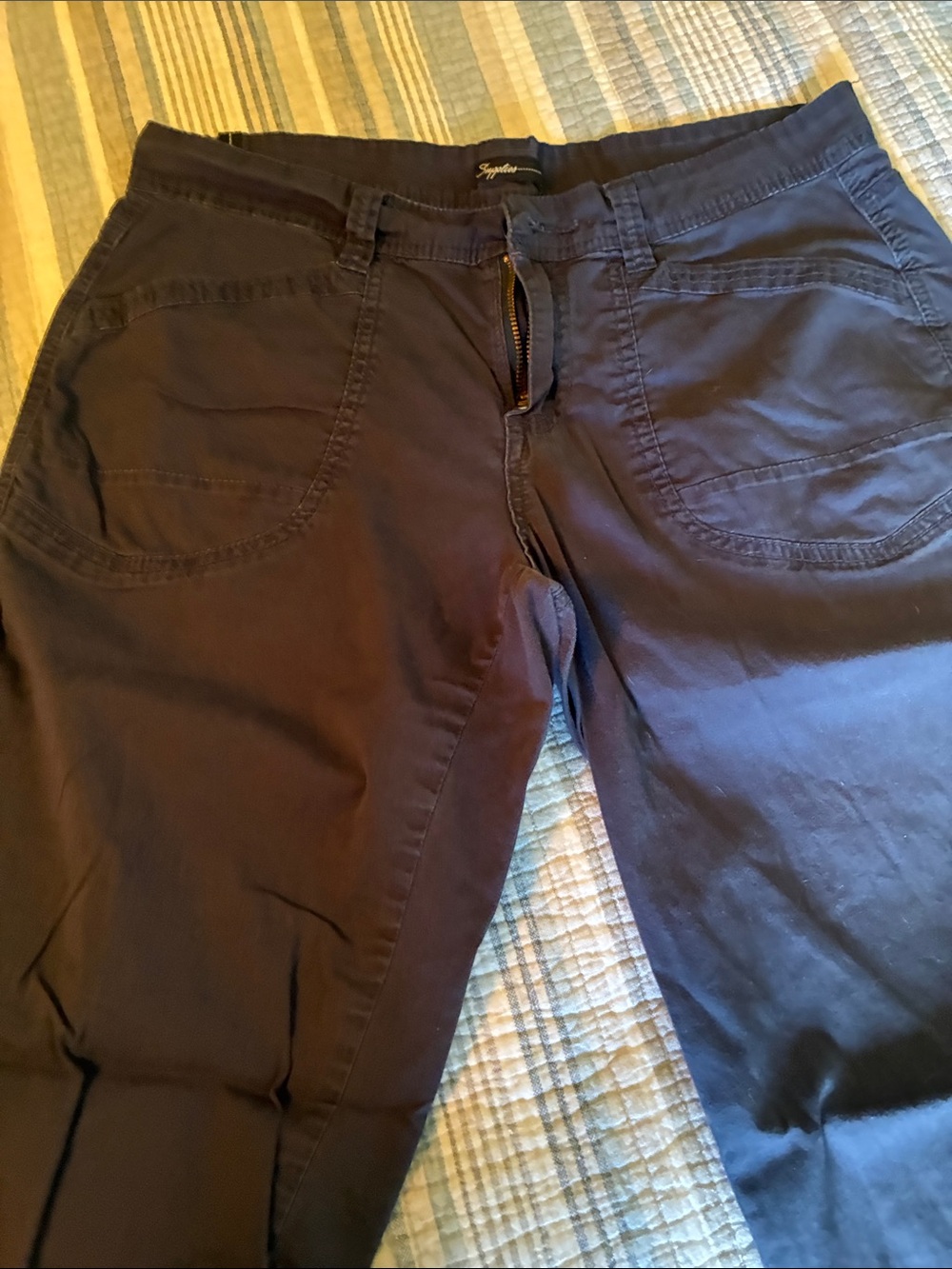 Women’s Lightweight Navy Chino Pants